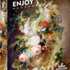 Enjoy Jan van Huysum: Vase with Flowers Jigsaw Puzzle (1000 Pieces)