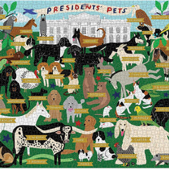 Galison Presidents' Pets Jigsaw Puzzle (2000 Pieces)