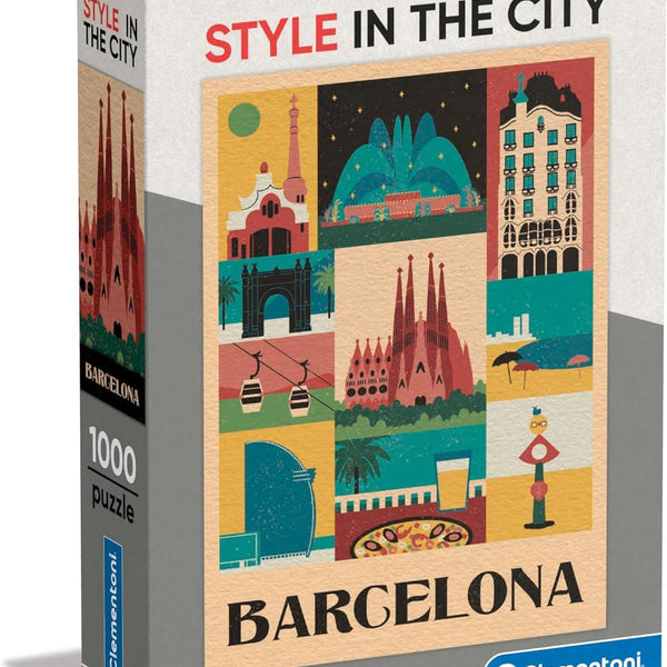 Clementoni Style In The City Barcelona Jigsaw Puzzle (1000 Pieces)