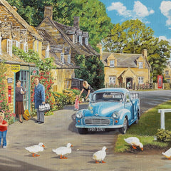 Ravensburger Happy Days No 9 Village Life Jigsaw Puzzle (4 x 500 Pieces)