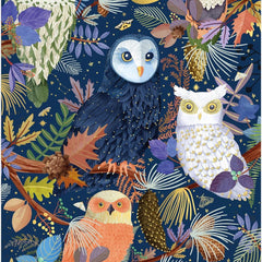 Galison Owls At Dawn Foil Jigsaw Puzzle (1000 Pieces)