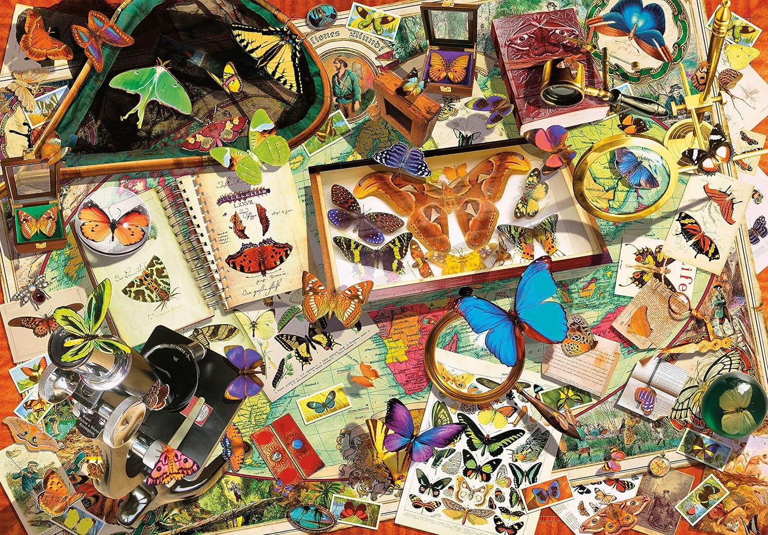 Clementoni  The Butterfly Collector High Quality Jigsaw Puzzle (500 Pieces) DAMAGED BOX