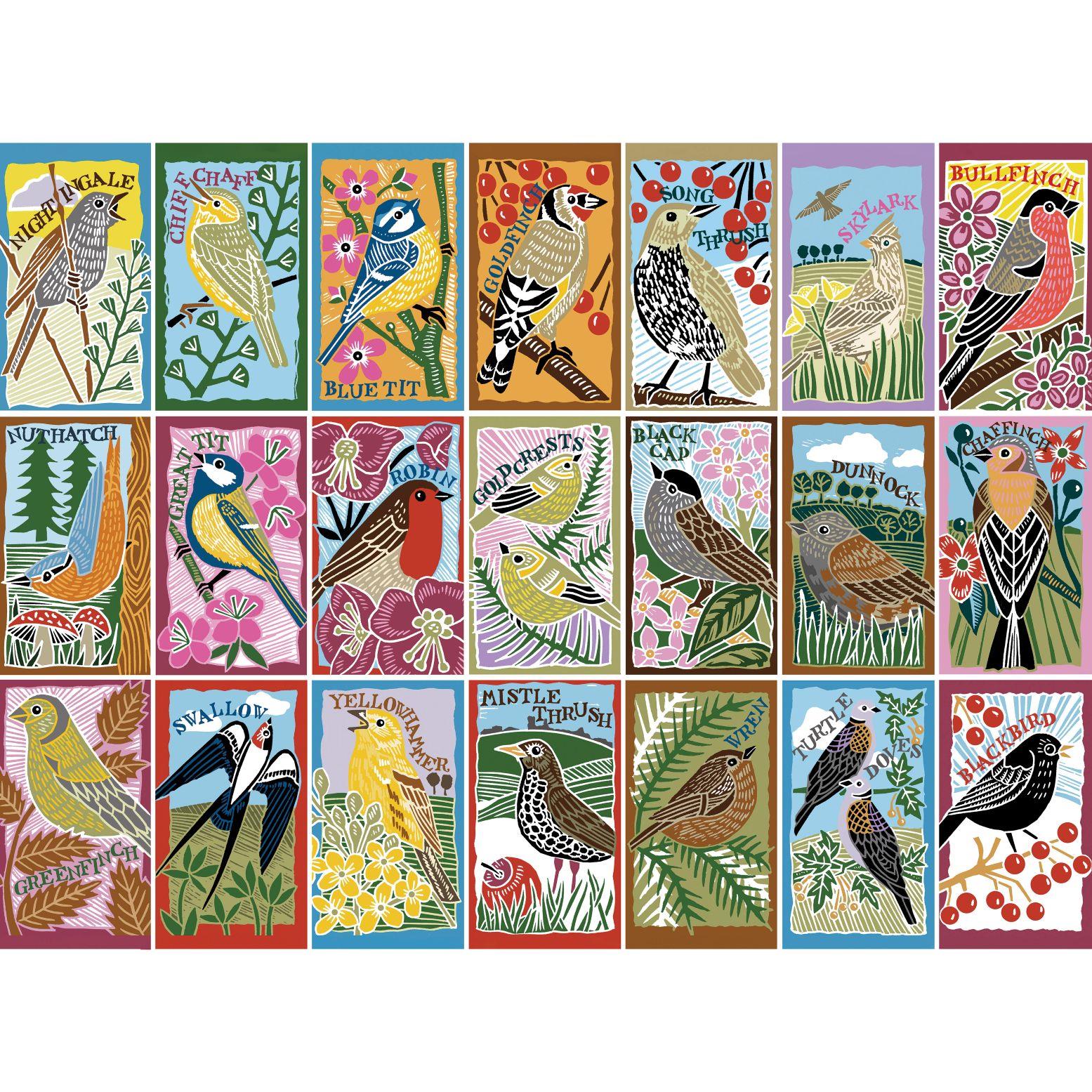 Gibsons RSPB British Songbirds Jigsaw Puzzle (1000 Pieces)