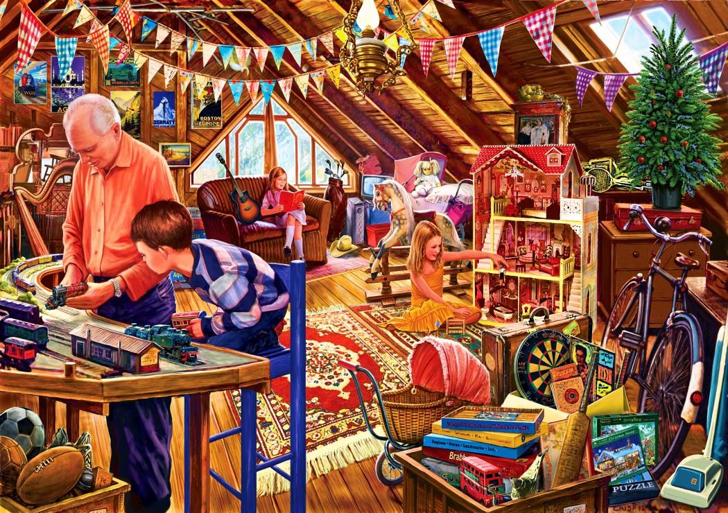 Bluebird Attic Playtime Jigsaw Puzzle (1500 Pieces)