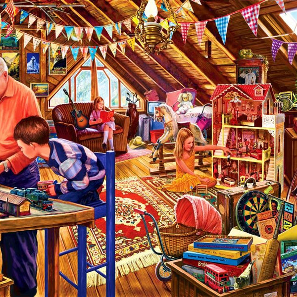 Bluebird Attic Playtime Jigsaw Puzzle (1500 Pieces)