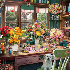 Ravensburger My Haven No.13 The Flower Arrangers Shed Jigsaw Puzzle (1000 Pieces)