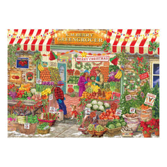Falcon Deluxe Festive Greengrocers Jigsaw Puzzle (1000 Pieces)
