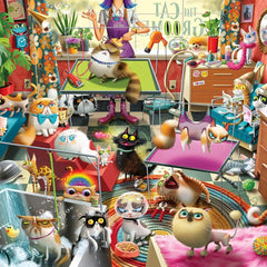 Ravensburger Fun Jobs The Cat Groomer Jigsaw Puzzle (1000 Pieces)
