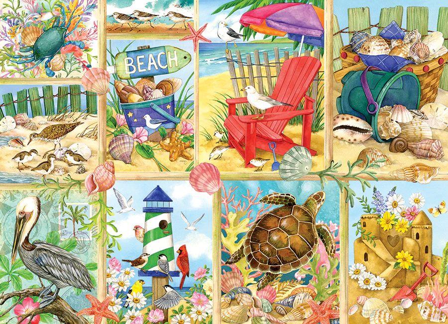 Cobble Hill Day at the Beach Jigsaw Puzzle (500 XL Pieces)