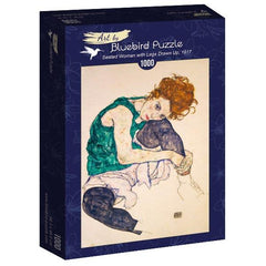 Bluebird Art Schiele - Seated Woman with Legs Drawn Up Jigsaw Puzzle (1000 Pieces)