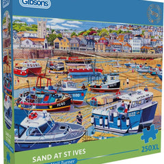 Gibsons Sand at St Ives Jigsaw Puzzle (250 XL Pieces)