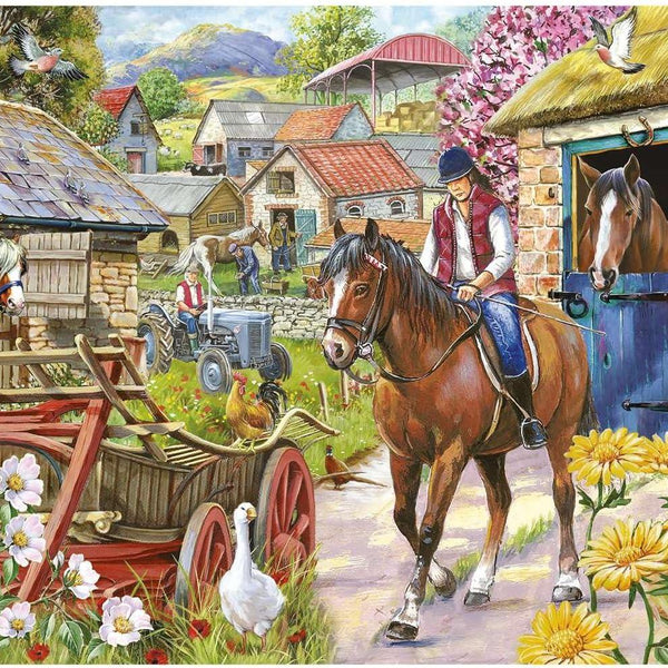 House of Puzzles Stepping Out Big Jigsaw Puzzle (500 XL Pieces)