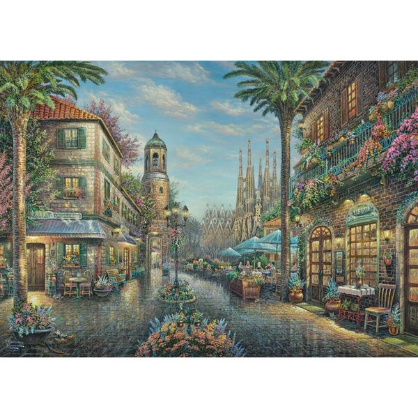 Schmidt Thomas Kinkade: Spanish Café Jigsaw Puzzle (1000 Pieces)