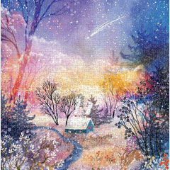 Galison Enchanted Snowfall Foil Jigsaw Puzzle (1000 Pieces)