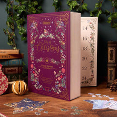 Gibsons Art File Tales of Christmas Advent Calendar 24 Mini Jigsaw Puzzles DAMAGED BOX