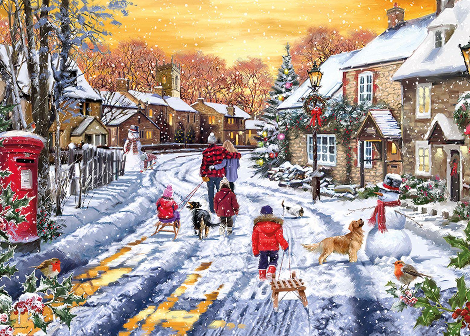 Otter House Festive Wander Jigsaw Puzzle (1000 Pieces)