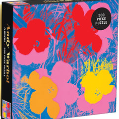 Galison Andy Warhol Flowers Jigsaw Puzzle (500 Pieces)