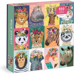 Galison Wild Spirit Jigsaw Puzzle (500 Pieces) DAMAGED BOX