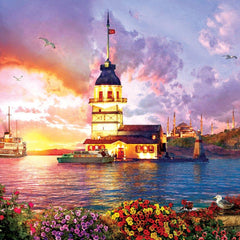 Art Puzzle Maiden's Tower Jigsaw Puzzle (1000 Pieces)