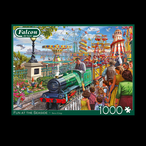 Falcon Deluxe Fun at the Seaside Jigsaw Puzzle (1000 Pieces)