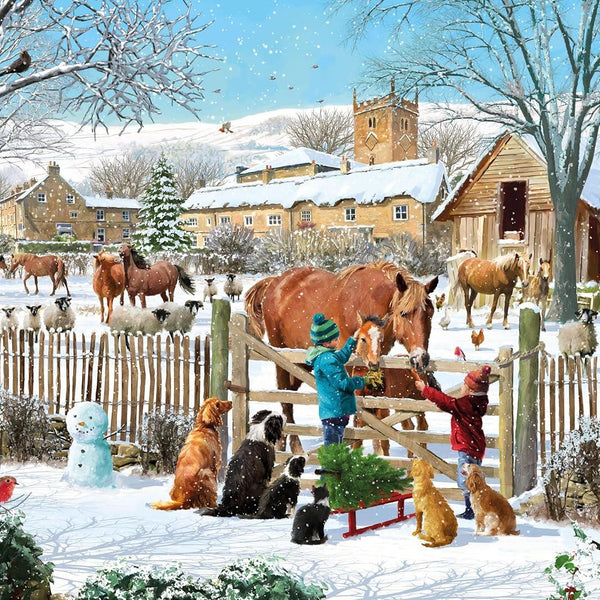 Otter House Winter Treats Jigsaw Puzzle (1000 Pieces) DAMAGED BOX