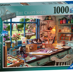 Ravensburger My Haven No.1, The Craft Shed Jigsaw Puzzle (1000 Pieces)