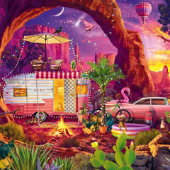 Schmidt A Desert Camping Paradise Jigsaw Puzzle (1000 Pieces)