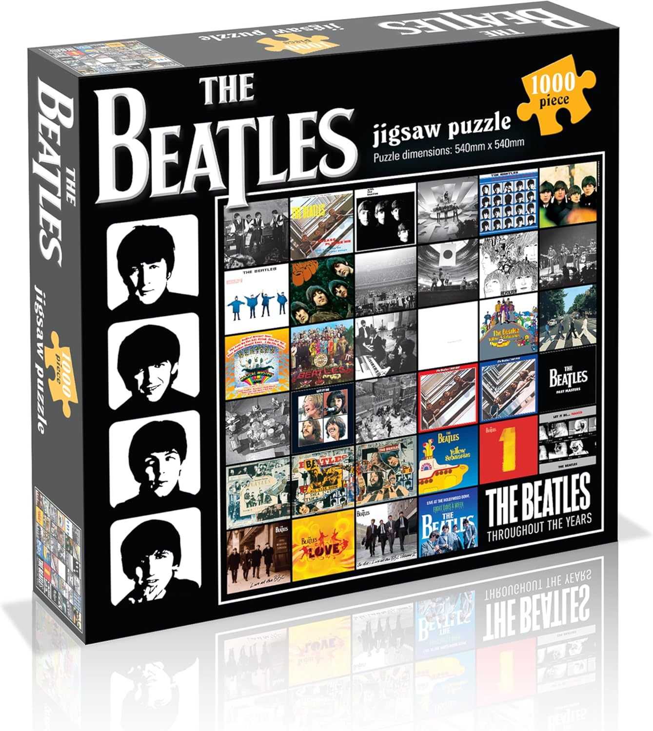 Beatles Album Covers Collage Jigsaw Puzzle (1000 Pieces)