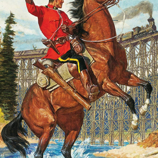 Eurographics Royal Canadian Mounted Police Jigsaw Puzzle (1000 Pieces) - DAMAGED