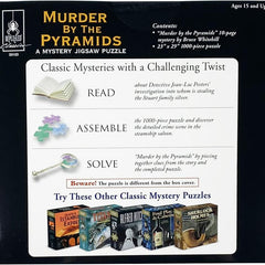 Murder by the Pyramids Mystery Jigsaw Puzzle (1000 Pieces)