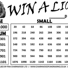 Lions Soft Toy Tombola Game - Full Set