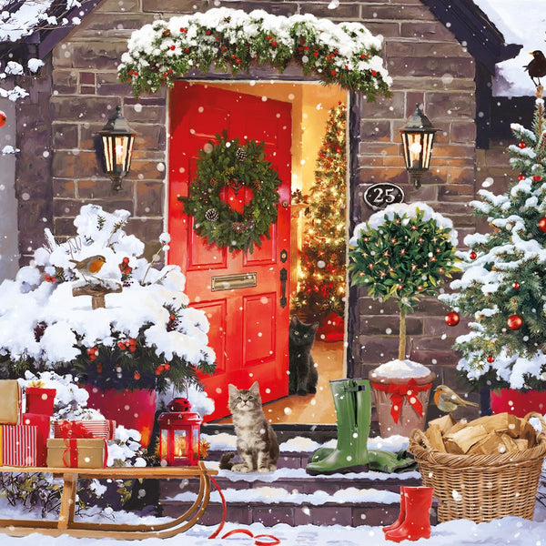 Otter House Christmas Cottage Jigsaw Puzzle (1000 Pieces)