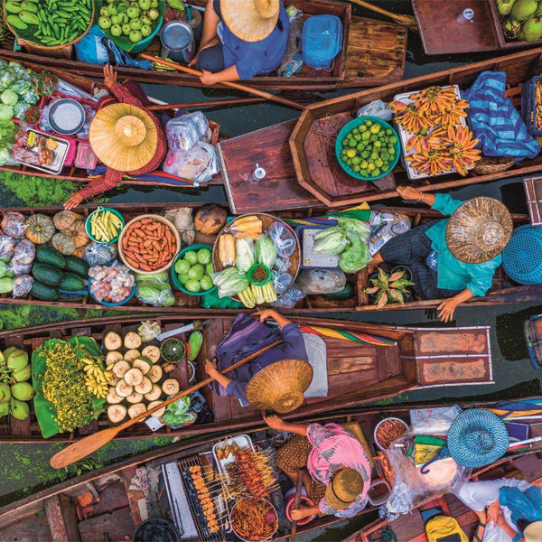Clementoni Thai Floating Market Jigsaw Puzzle (1000 Pieces)