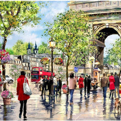 House of Puzzles Under the Arc BIG Jigsaw Puzzle (500 XL Pieces)