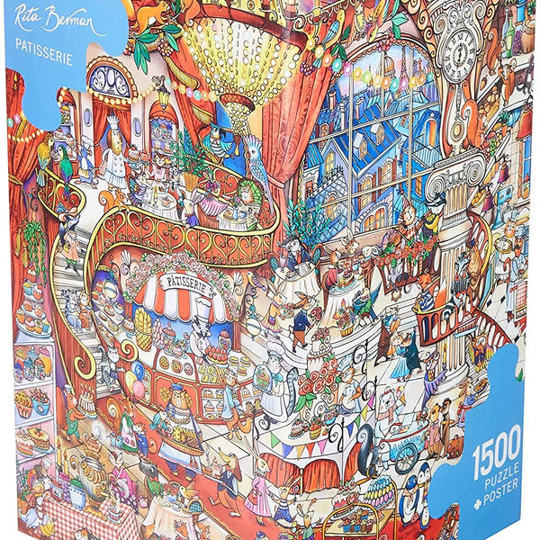 Heye Triangular Patisserie, Berman Jigsaw Puzzle (1500 Pieces)