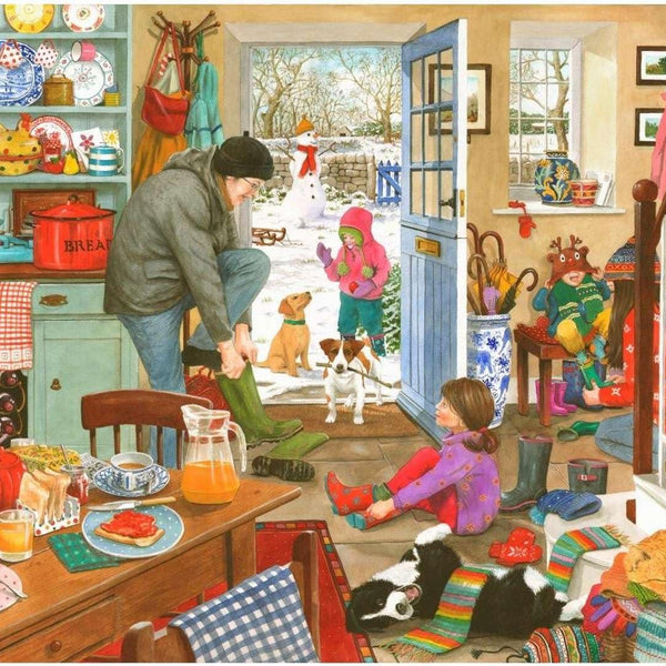 House of Puzzles Woolly Hats & Wellies Jigsaw Puzzle (1000 Pieces)