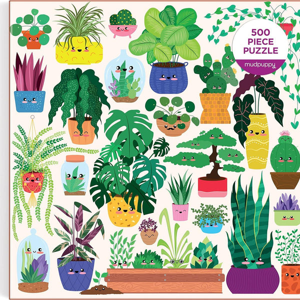 Galison Happy Plants Jigsaw Puzzle (500 Pieces)