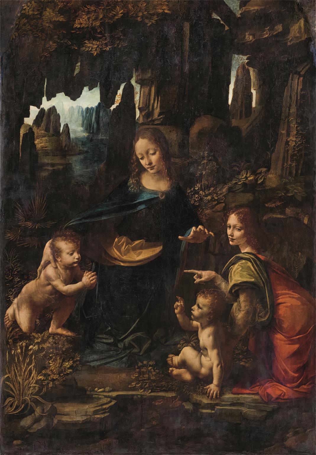 Clementoni Museum Louvre Virgin of the Rocks, Da Vinci Jigsaw Puzzle (1000 Pieces)