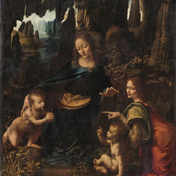 Clementoni Museum Louvre Virgin of the Rocks, Da Vinci Jigsaw Puzzle (1000 Pieces)