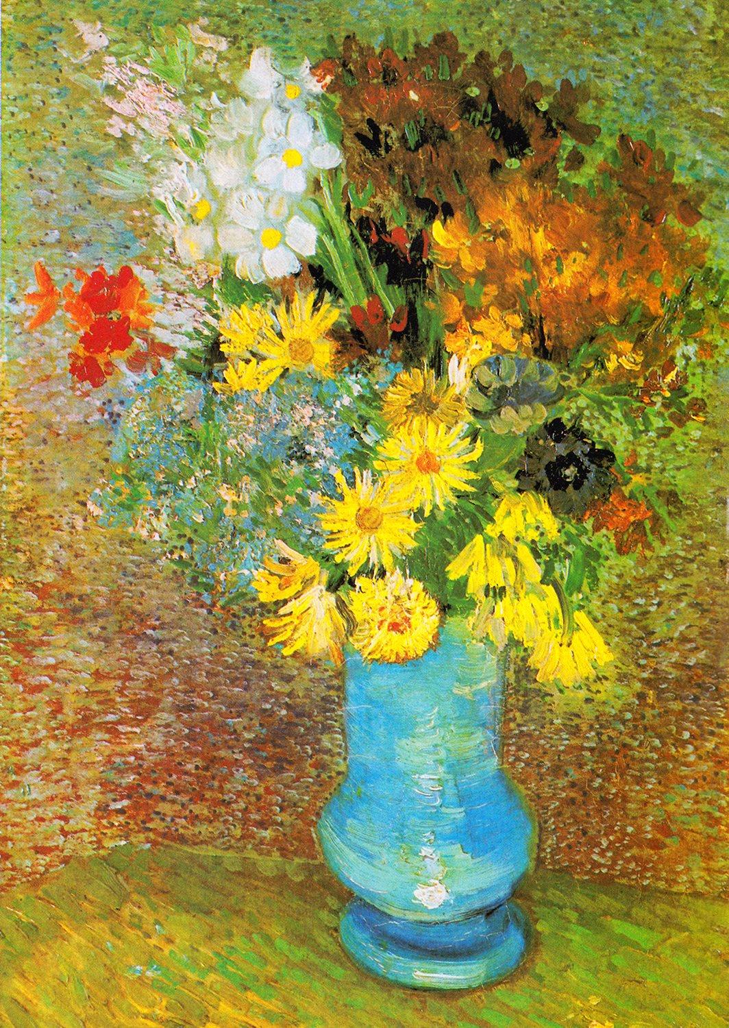 Enjoy Van Gogh: Vase with Daisies and Anemones Jigsaw Puzzle (1000 Pieces)