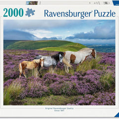 Ravensburger Wild Horses in the Heather Jigsaw Puzzle (2000 Pieces)