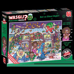 Wasgij Christmas 22 Not So Silent Night! Jigsaw Puzzle (2 x 1000 Pieces) JUNE