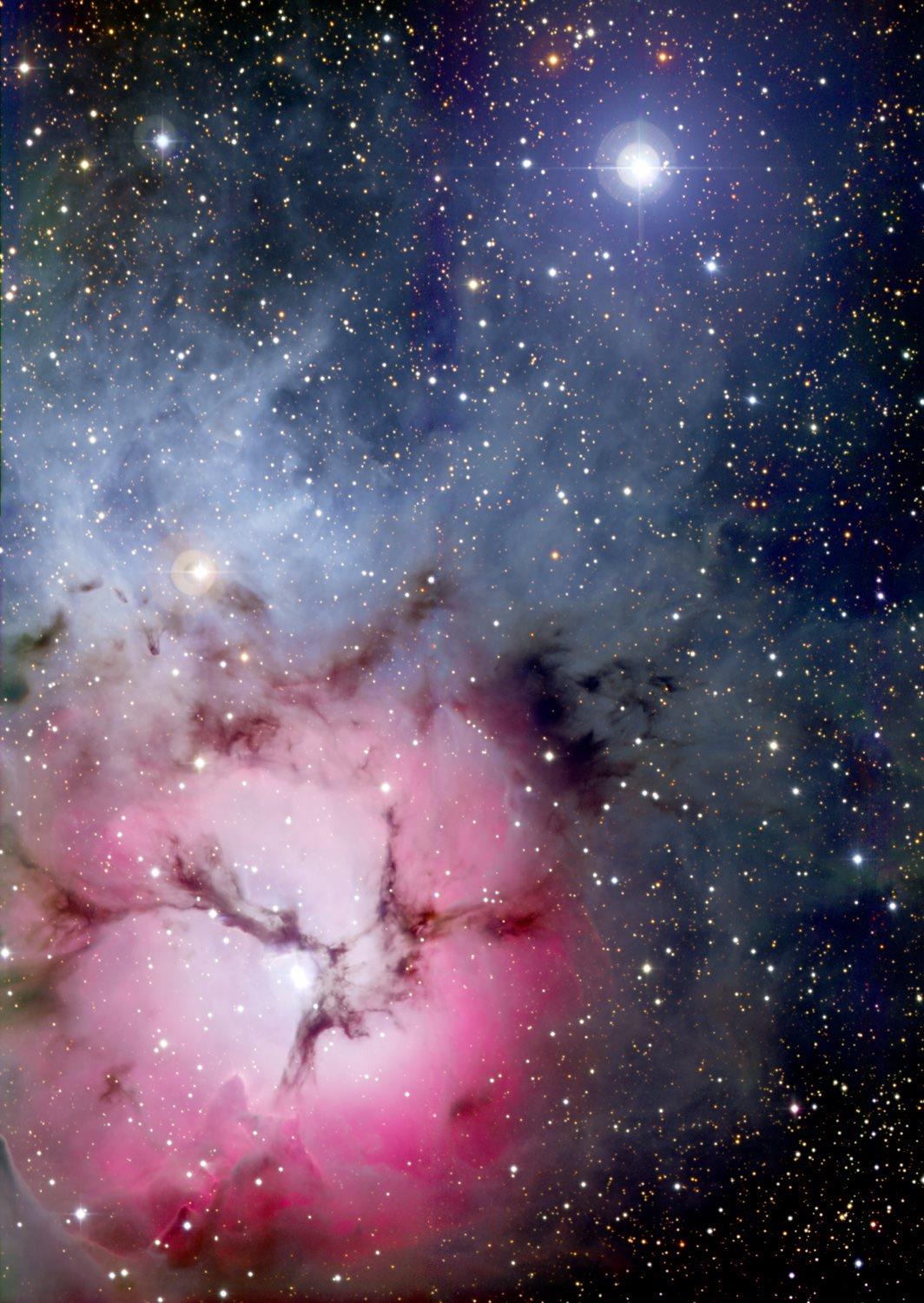 Enjoy The Trifid Nebula Jigsaw Puzzle (1000 Pieces)