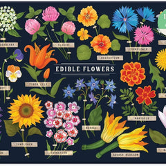 Galison Edible Flowers Jigsaw Puzzle (1000 Pieces) - DAMAGED BOX