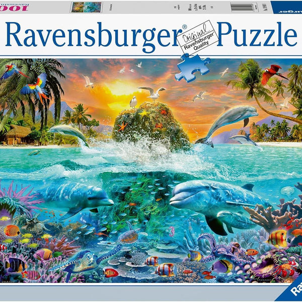 Ravensburger Underwater Island Jigsaw Puzzle (1000 Pieces) DAMAGED BOX