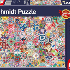 Schmidt American Patchwork Quilt Jigsaw Puzzle (1000 Pieces)