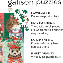 Galison Furry And Bright Jigsaw Puzzle (500 Pieces)