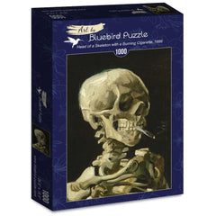 Bluebird Art Van Gogh - Head of a Skeleton with a Burning Cigarette Jigsaw Puzzle (1000 Pieces)