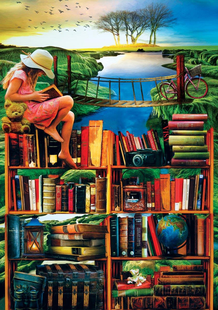 Art Puzzle Traveler Jigsaw Puzzle (1000 Pieces)