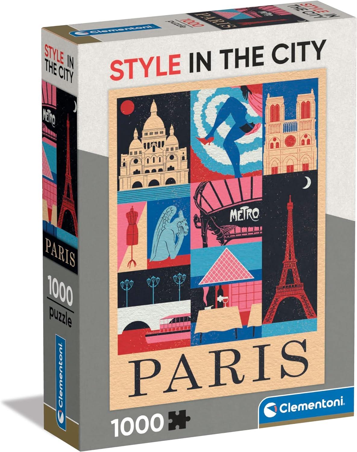 Clementoni Style In The City Paris Jigsaw Puzzle (1000 Pieces)